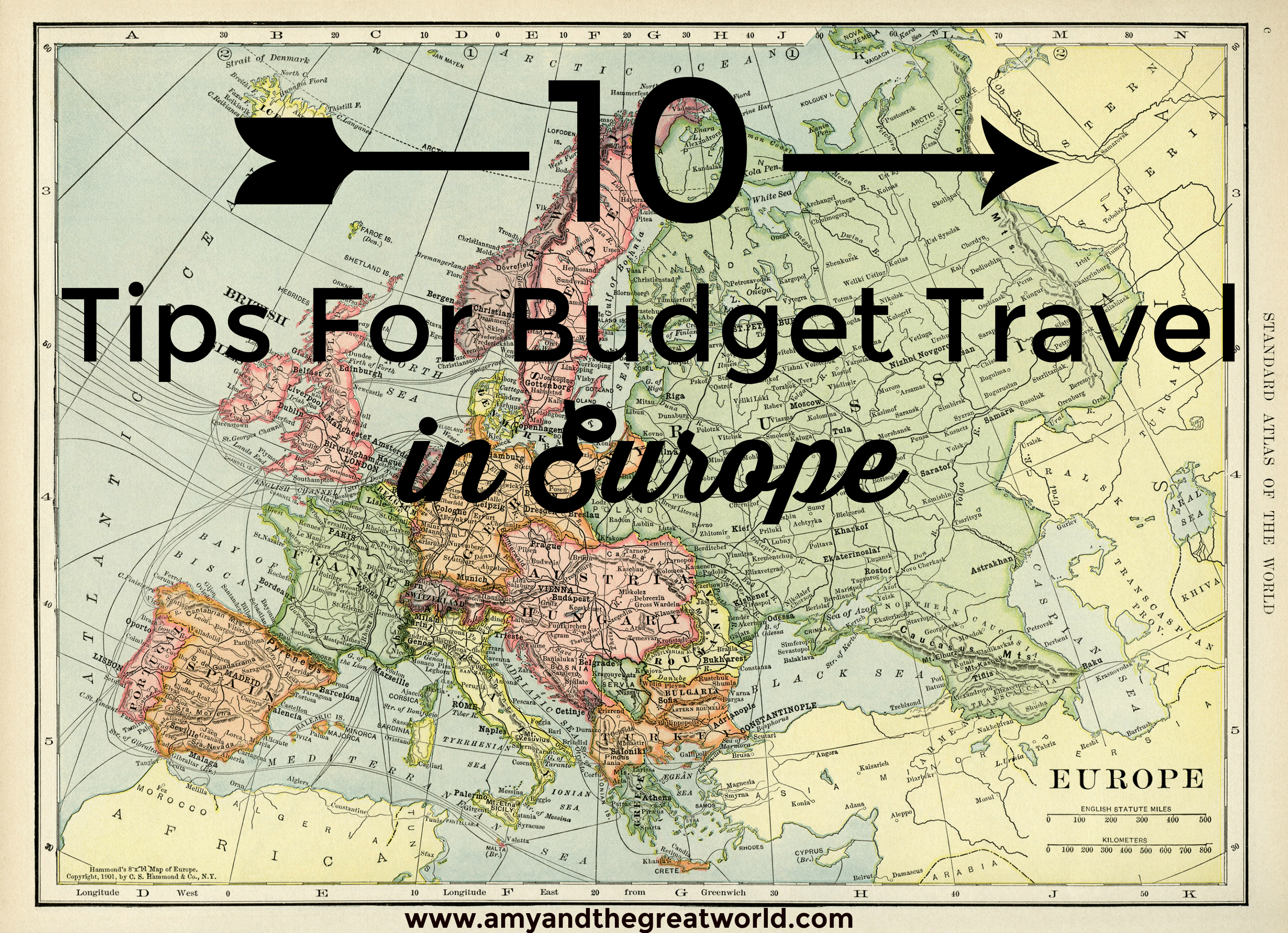 europe map budget tips